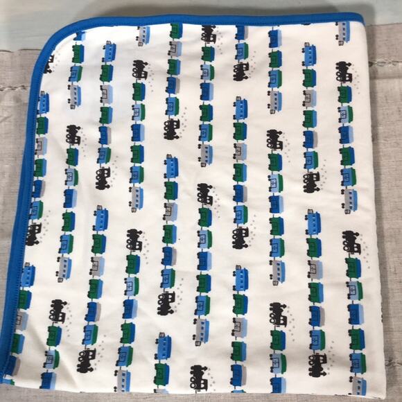 Vintage Gymboree CHOO CHOO Train Reversible Baby Blanket - Picture 3 of 11